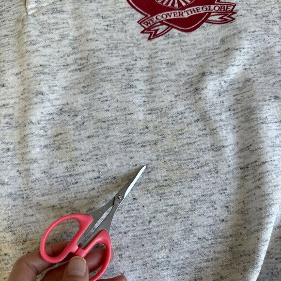 Vintage McGregor‎ Retro Sports Crewneck Henley Sweatshirt Mens XXL Grey Red - Picture 7 of 12